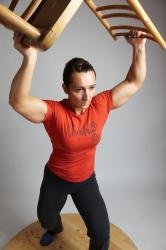 ANGELINA STANDING POSE WITH CHAIR